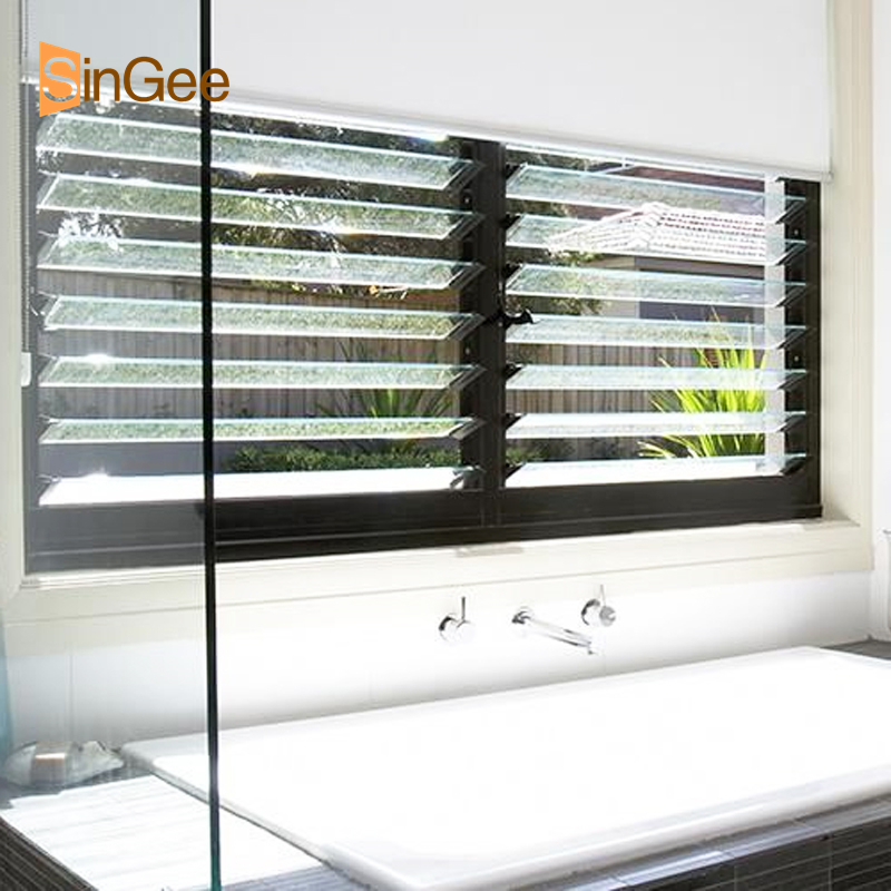 Exterior Aluminum Glass Adjustable Louver Shutter Window