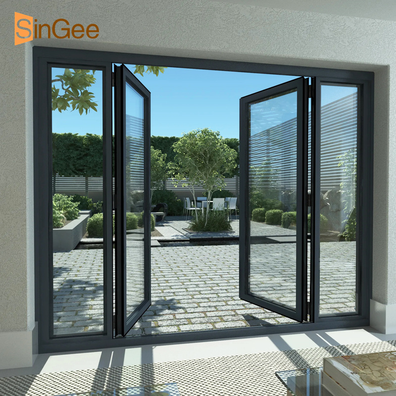 Apartment Balcony Door Sound Insulation Single Casement Glass Door