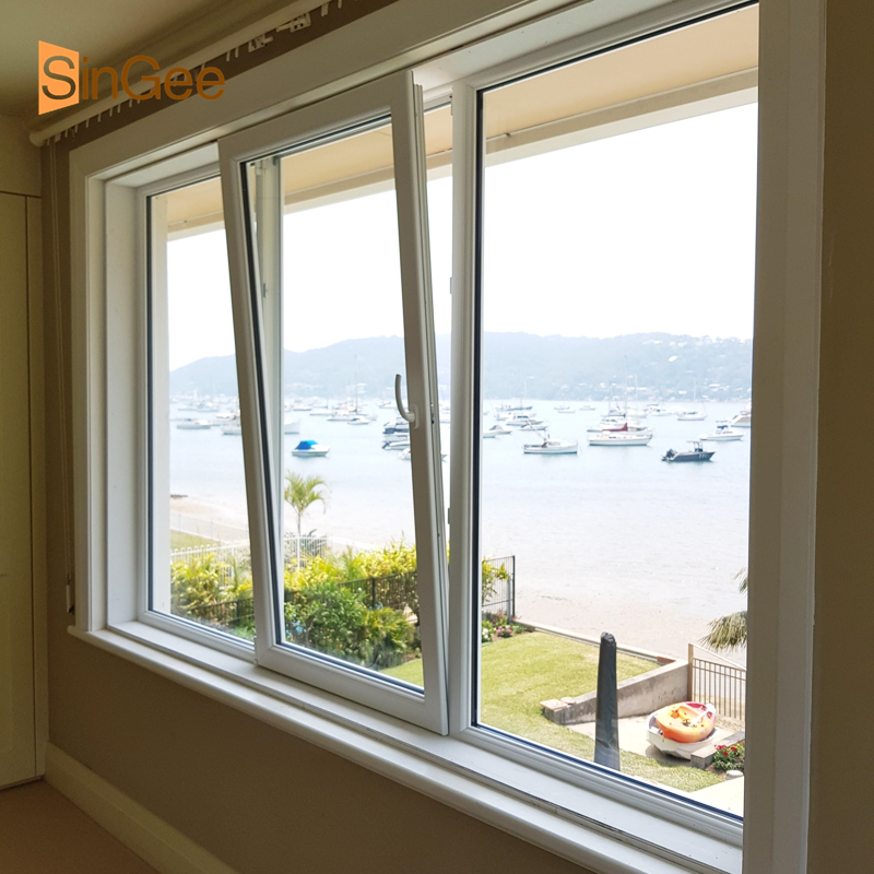 Hot Sell Aluminum Windows Double Tempered Glass Tilt and Turn Window